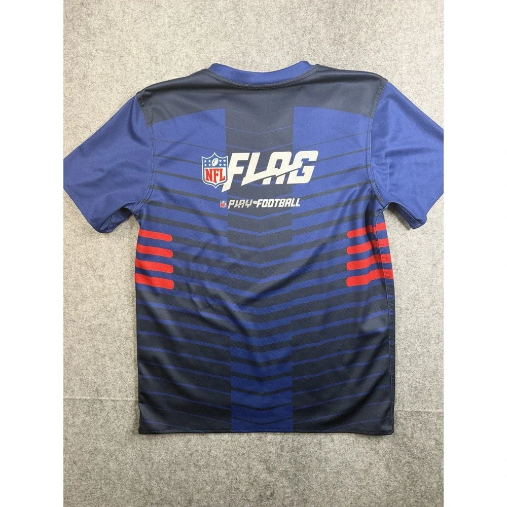 New York Giants NFL FLAG Reversible Jersey Blue Fanatics Size Tag Missing